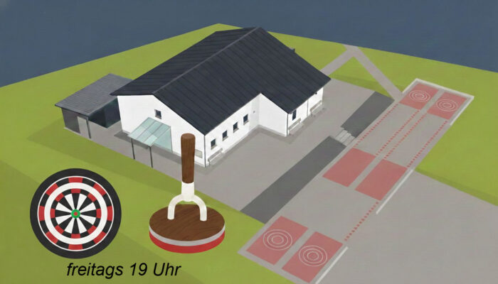 Stockschießen / Dart spielen
